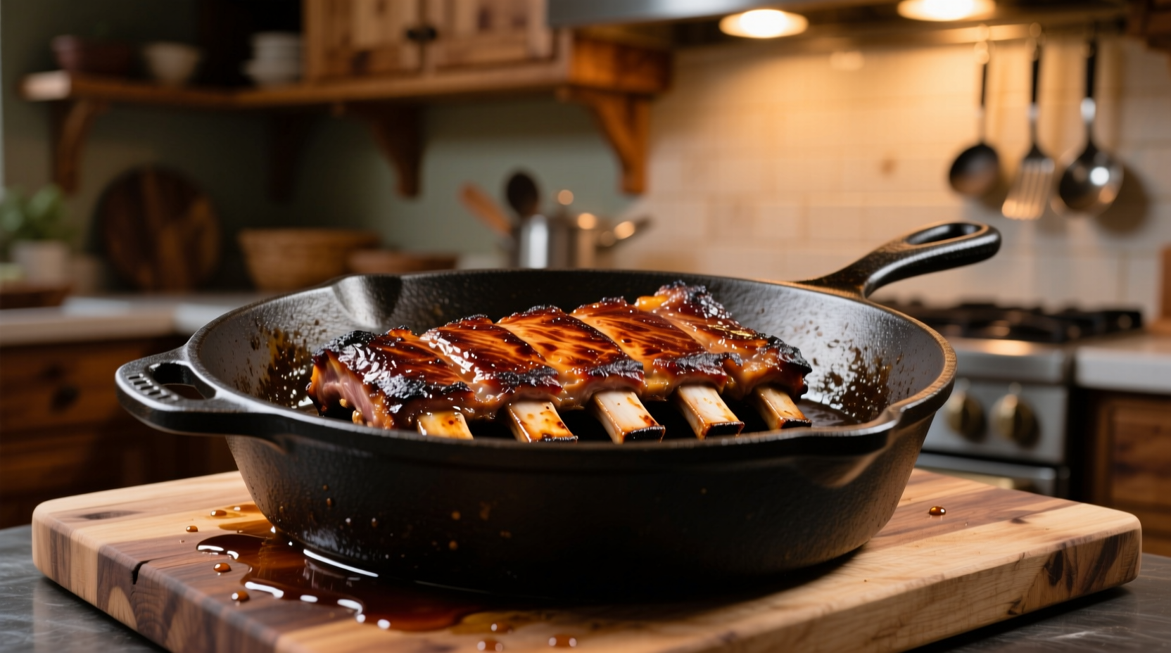 Perfectly seared short ribs in Dutch oven