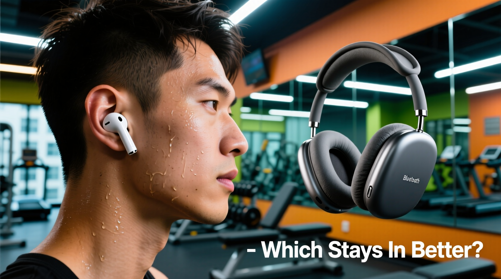 wired earbuds vs bluetooth for working out which stays in better