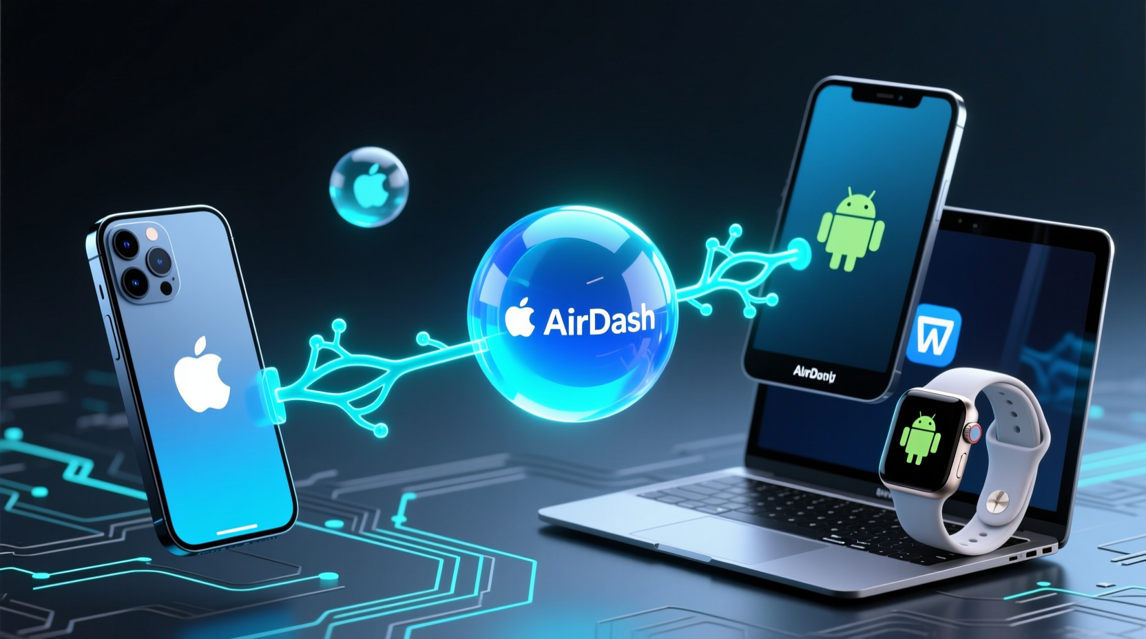 airdash share files across platforms