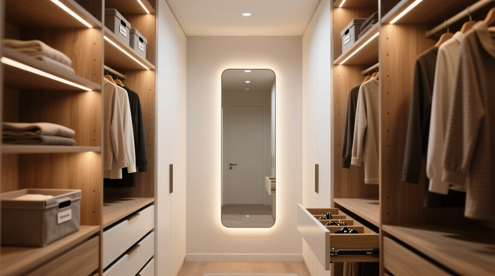 reach in closet ideas