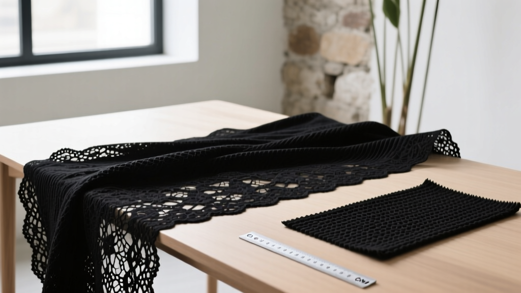 Black Lace Fabric by the Yard: Types, Specs & Sourcing Guide