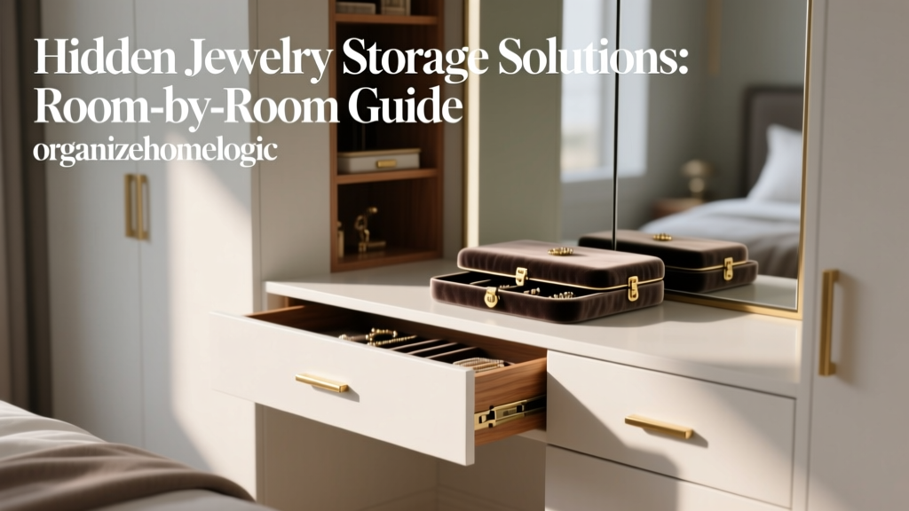 Hidden Jewelry Storage Solutions: Room-by-Room Guide