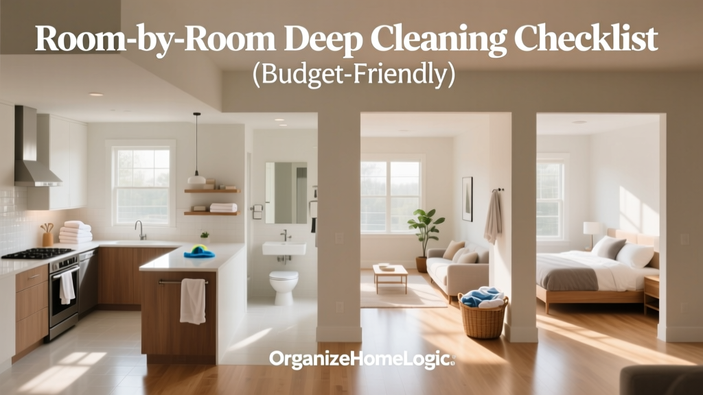 Room-by-Room Deep Cleaning Checklist (Budget-Friendly)