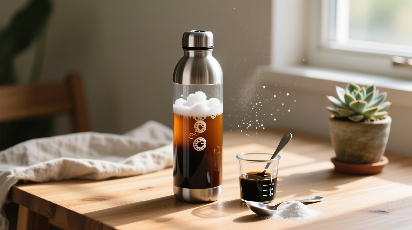 eco friendly cleaning stainless steel bottle hack