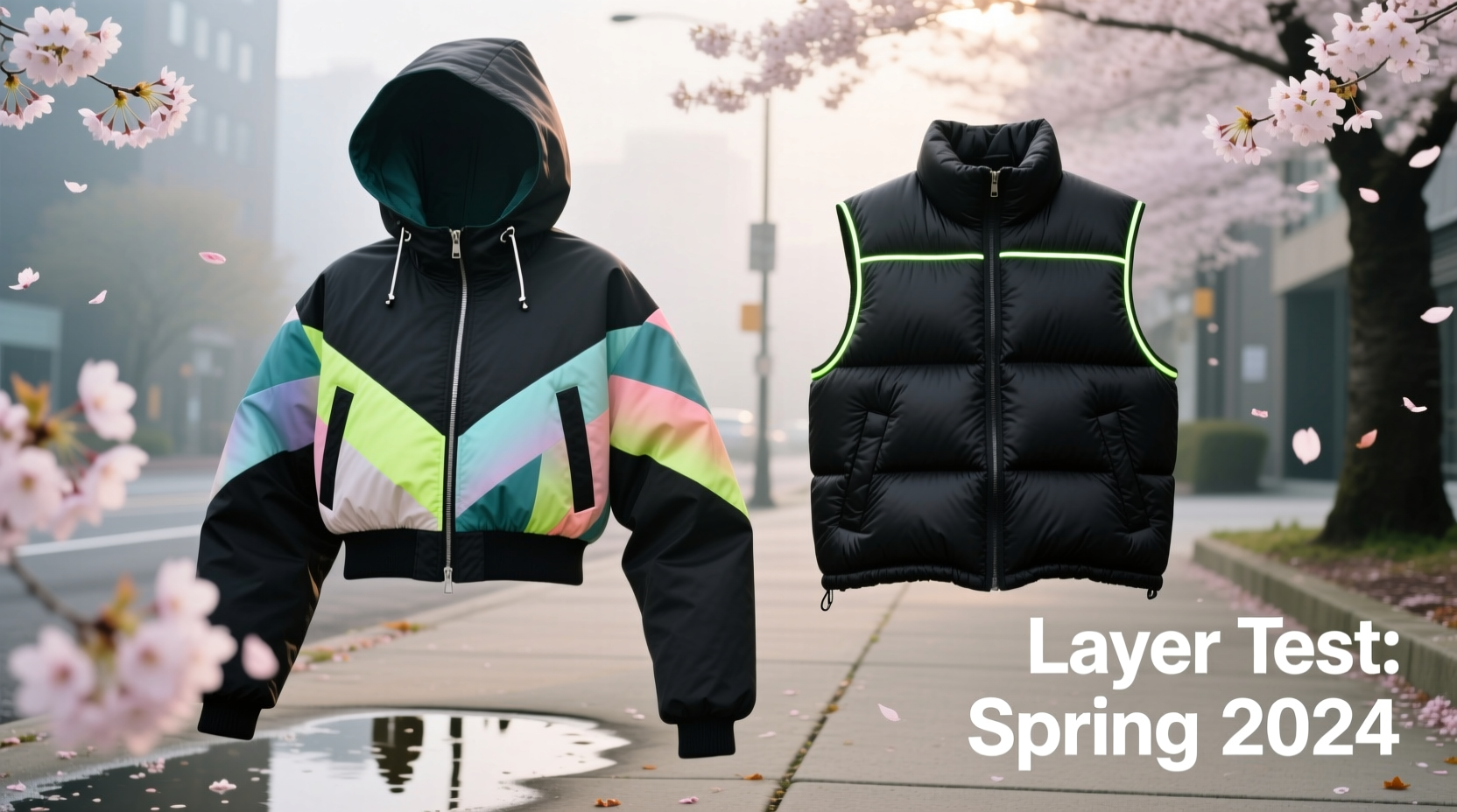 retro windbreaker vs modern puffer vest which layers better in spring