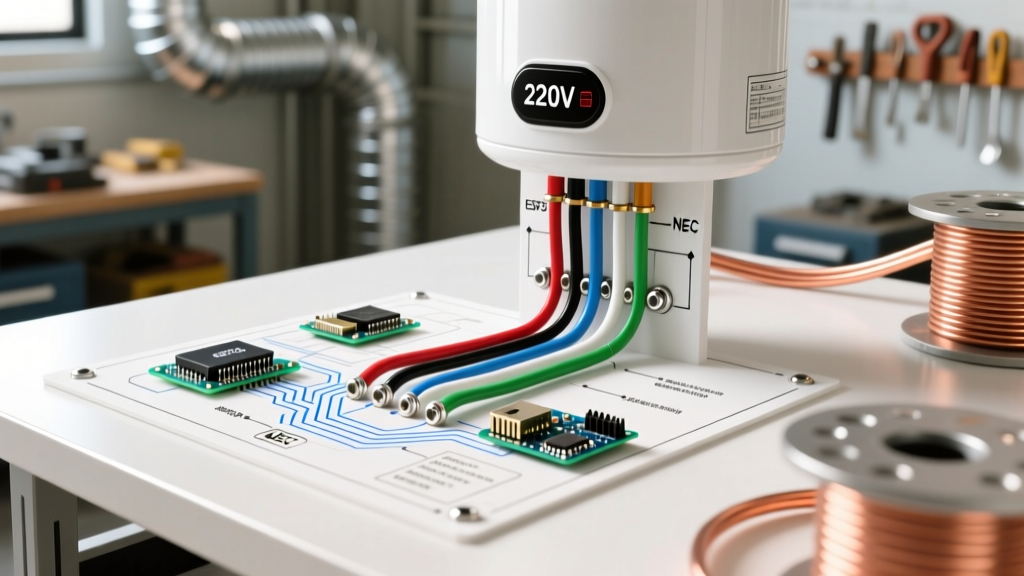 Electric Water Heater Wiring Diagram 220: NEC Safety Guide