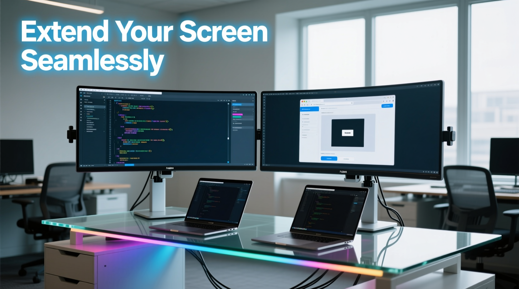 dual monitor setup for laptops how to extend your screen seamlessly