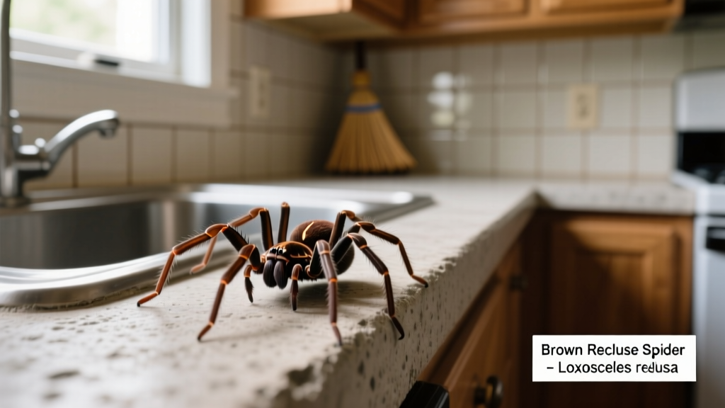 Brown Recluse Spiders in the Kitchen: Identification & Control