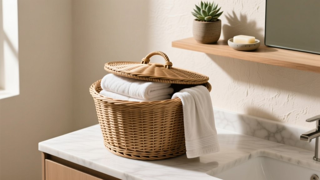 Best Wicker Washing Basket with Lid for Bathrooms
