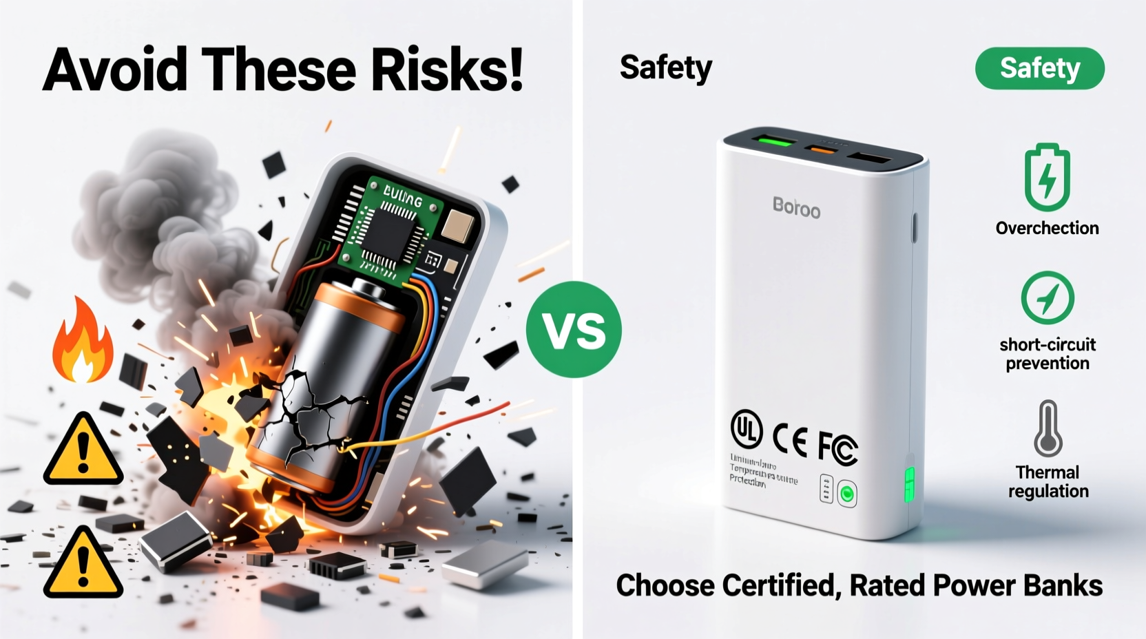 portable power bank exploding risks and how to choose a safe one