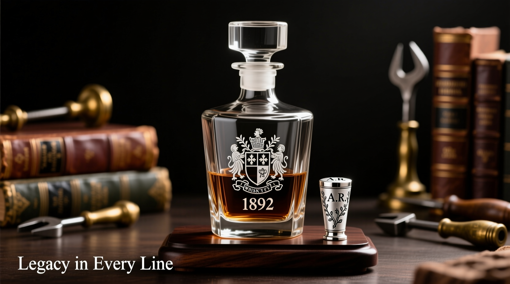whiskey decanter etching service vs laser-engraved stopper—what personalizes legacy bottles best