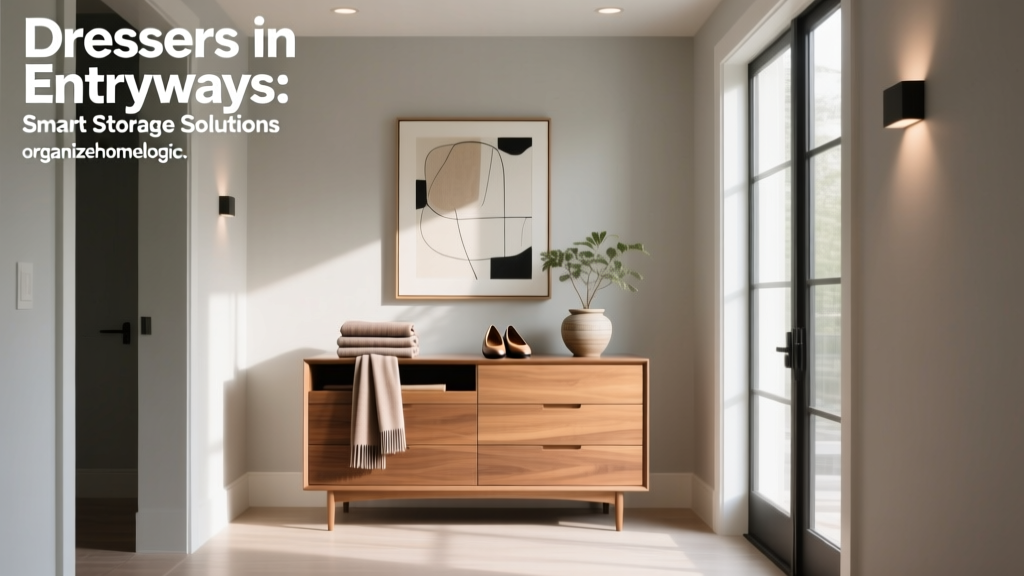 Dressers in Entryways: Smart Storage Solutions