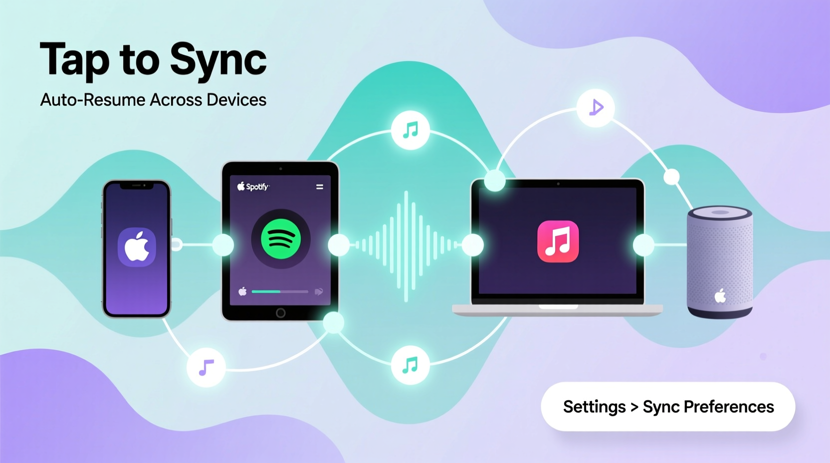 how to sync music across multiple devices seamlessly