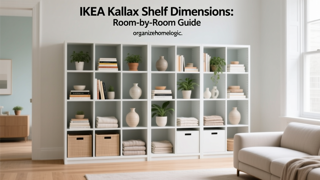 IKEA Kallax Shelf Dimensions: Room-by-Room Guide