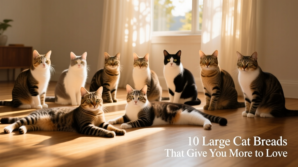 10 Large Cat Breeds That Give You More to Love