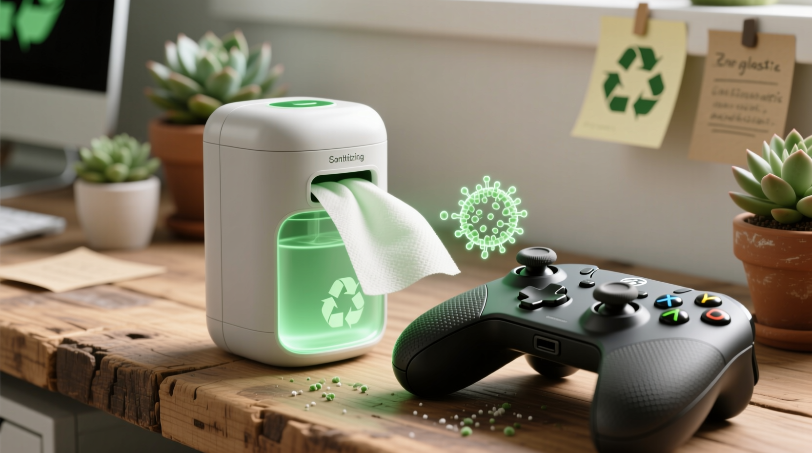 eco friendly cleaning tips for shared controllers