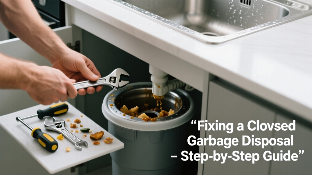Fixing a Clogged Garbage Disposal in the Kitchen