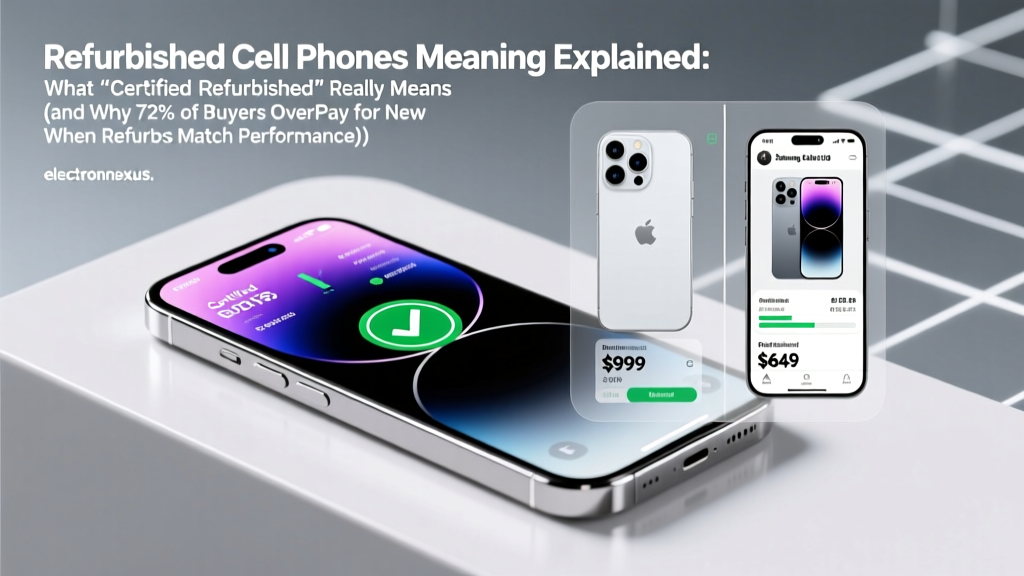 Refurbished Cell Phones Meaning Explained: What ‘Certified Refurbished’ Really Means (and Why 72% of Buyers Overpay for New When Refurbs Match Performance)