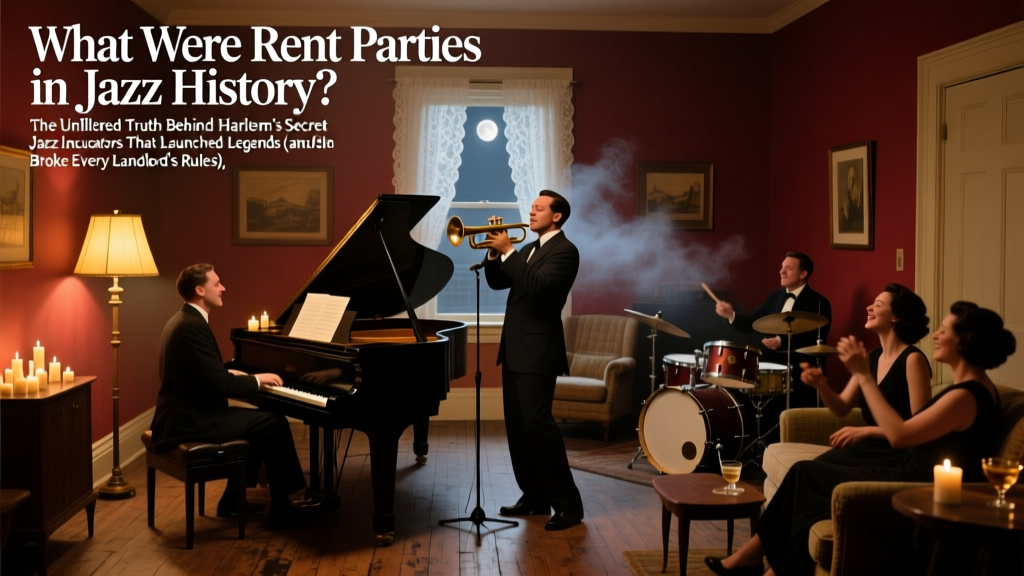 Rent Parties in Jazz History: Harlem’s Secret Incubators