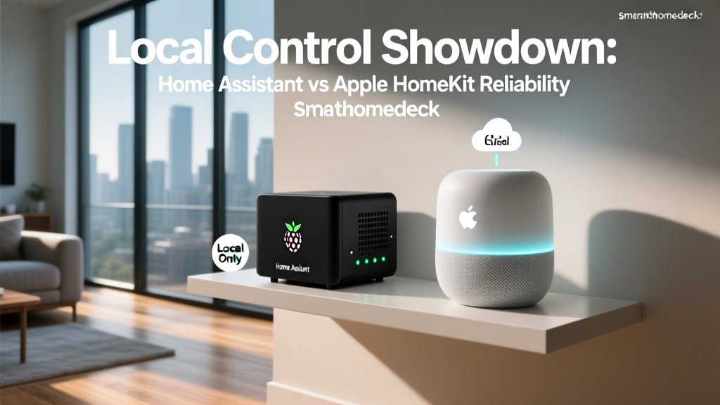 Local Control Showdown: Home Assistant vs Apple HomeKit Reliability