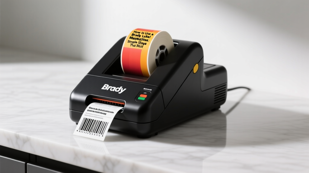 How to Use a Brady Label Machine: Simple Steps That Stick