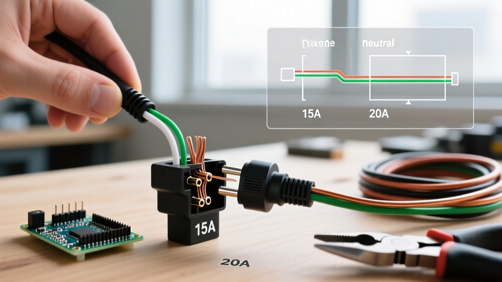 Upgrade Guide: Wiring an Electric Plug for 15A and 20A Cords