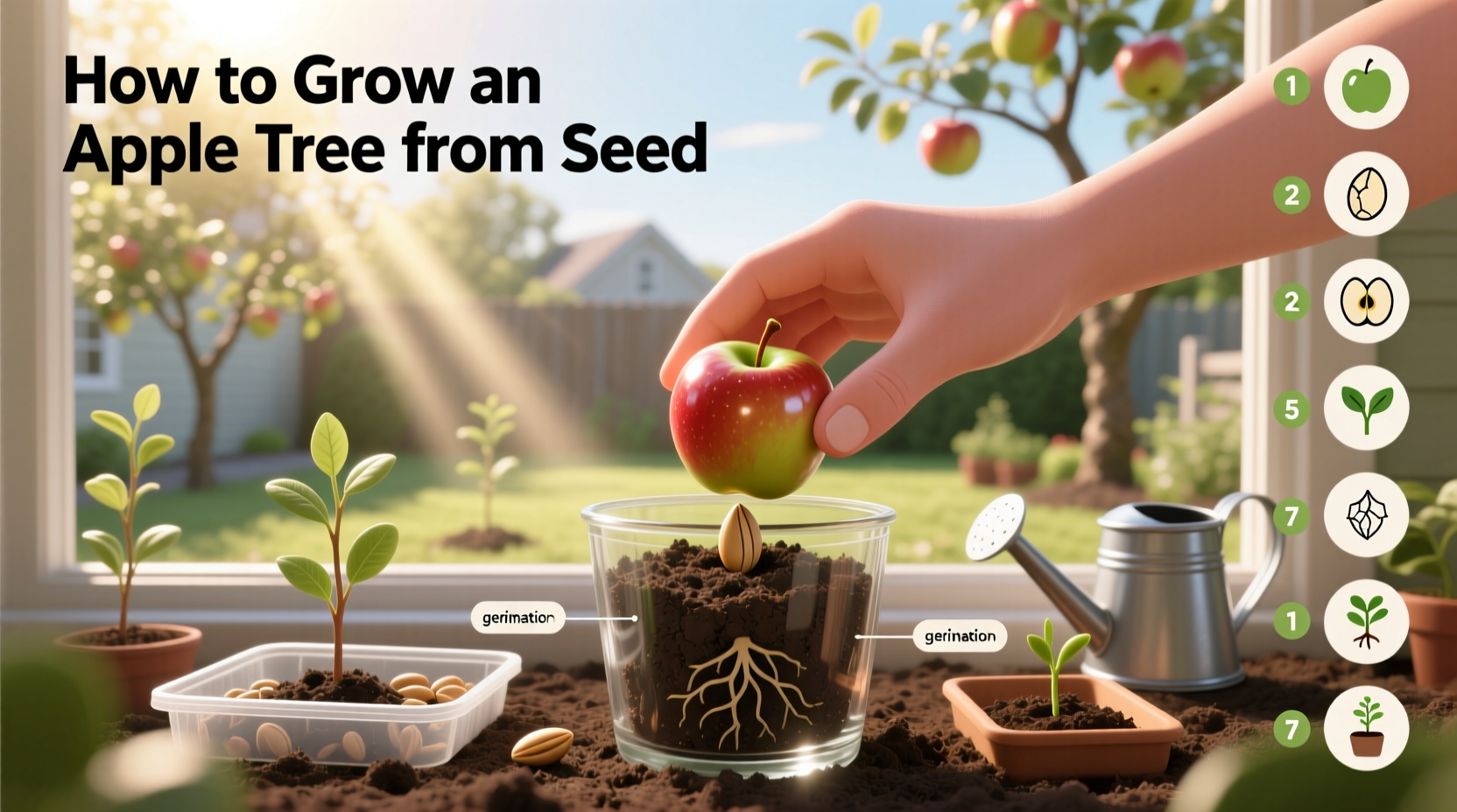 Growing Apple Trees From Seed: Realistic Expectations & Steps