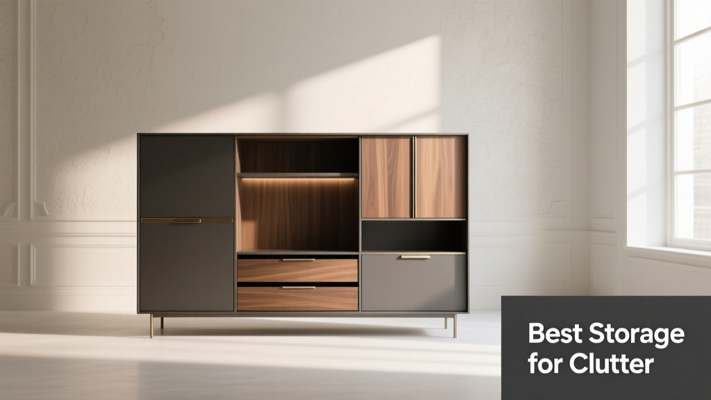 Best Storage for Clutter: Solutions That Work