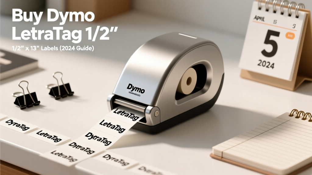 Buy Dymo LetraTag 1/2" x 13" Labels (2024 Guide)