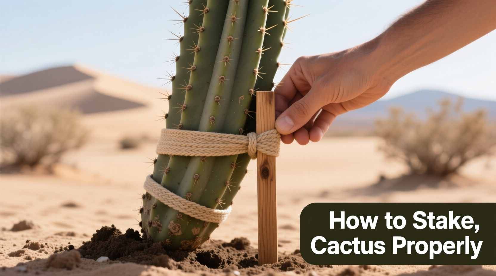 5 Ways to Stake a Cactus | TheHomeSprouts