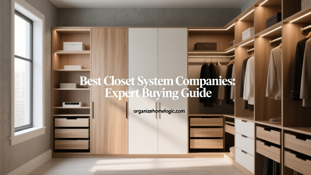 Best Closet System Companies: Expert Buying Guide