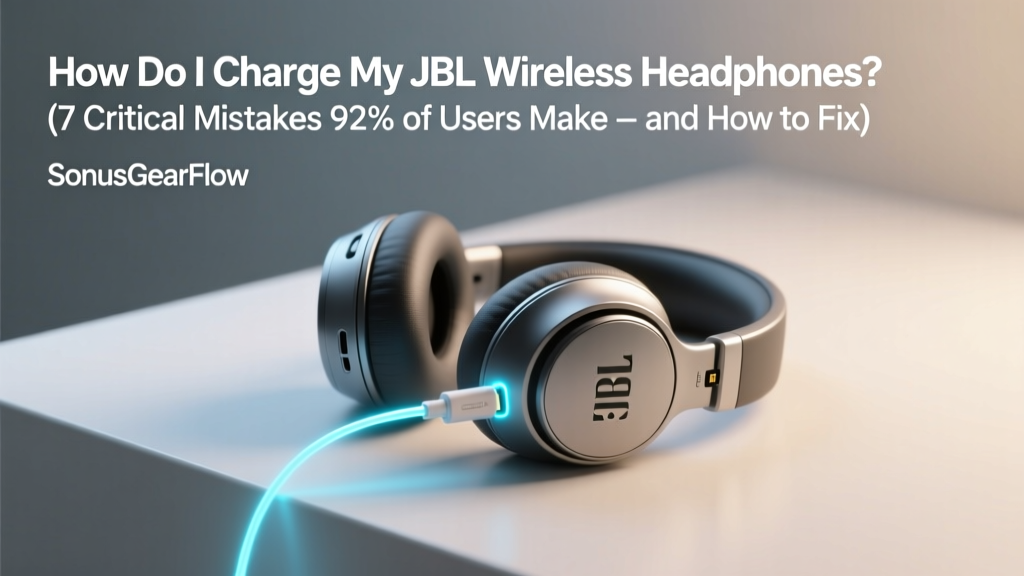 How to Charge JBL Wireless Headphones Correctly