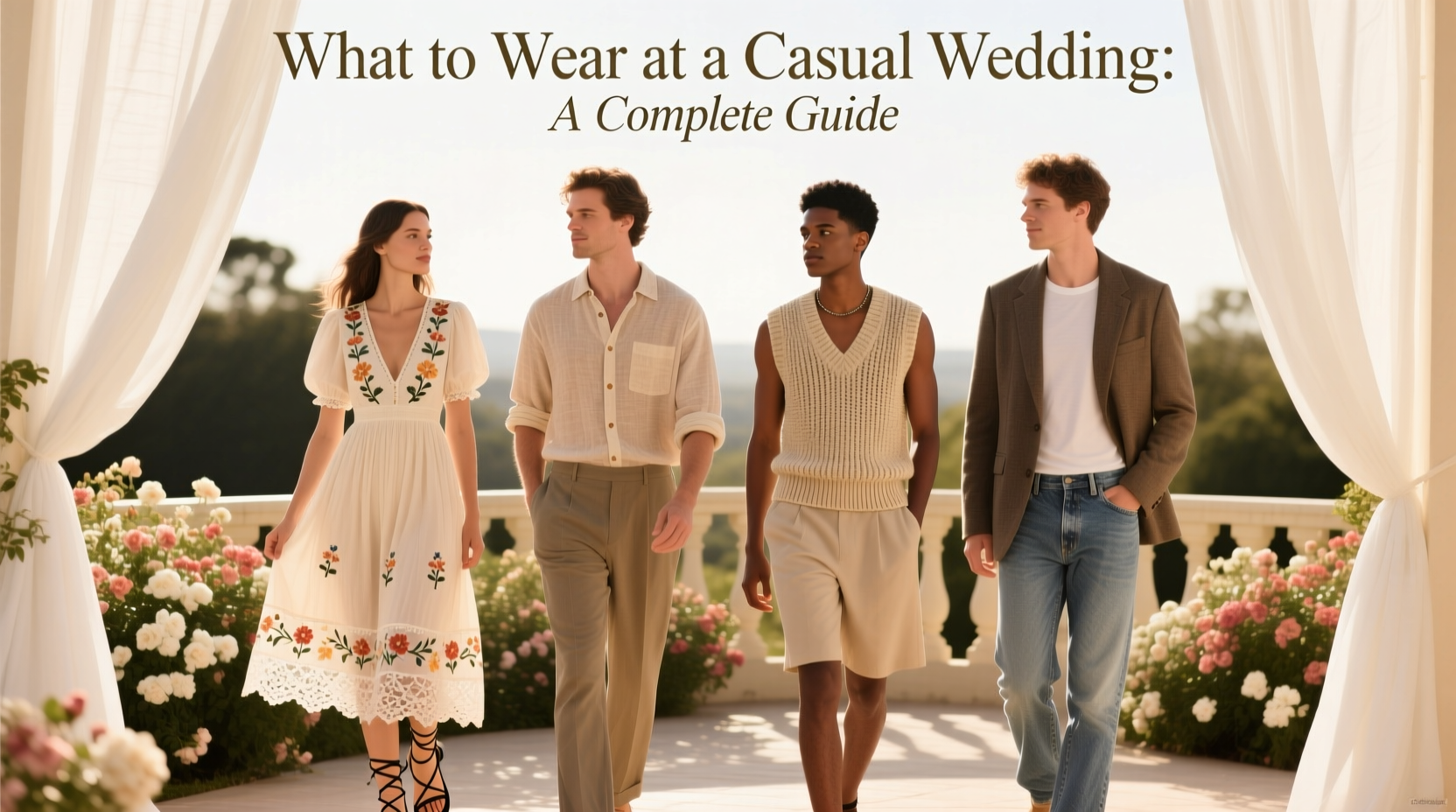 what to wear at casual wedding