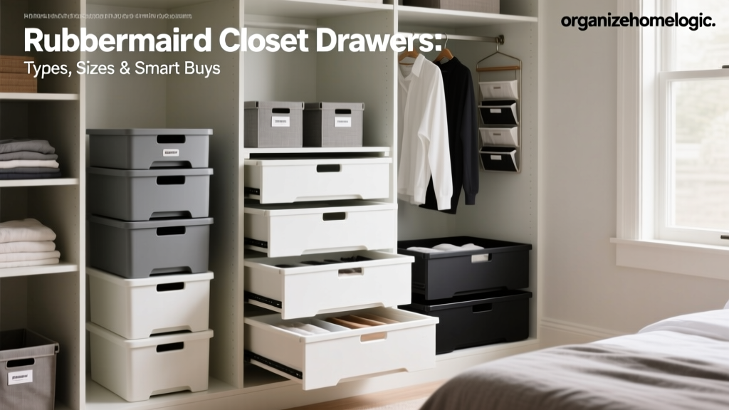 Rubbermaid Closet Drawers: Types, Sizes & Smart Buys