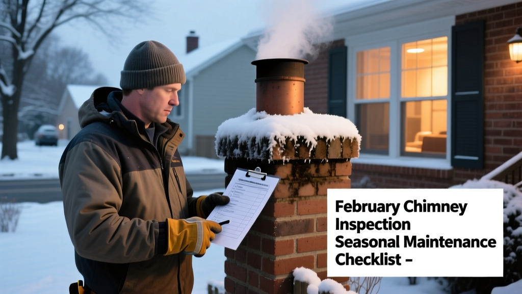 February Chimney Inspection: Seasonal Maintenance Checklist