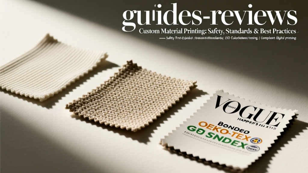 Custom Material Printing: Safety, Standards & Best Practices