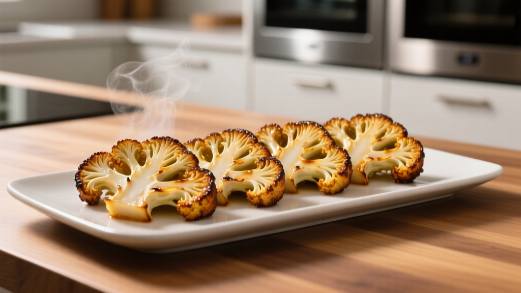 Air Fryer 'Roasted Cauliflower Steaks' That Don’t Dry Out...