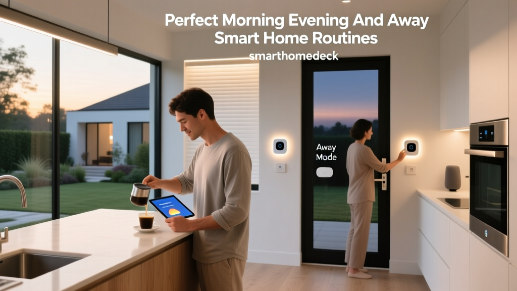 Perfect Morning Evening And Away Smart Home Routines