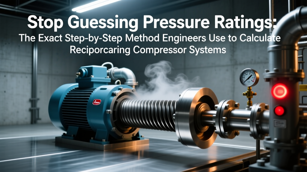 Reciprocating Compressor Pressure Drop & Rating Calculator