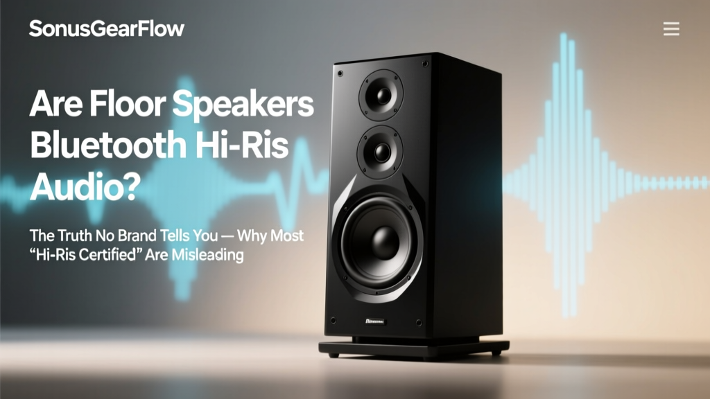 Floor Speakers Bluetooth Hi-Res Audio? Truth Revealed