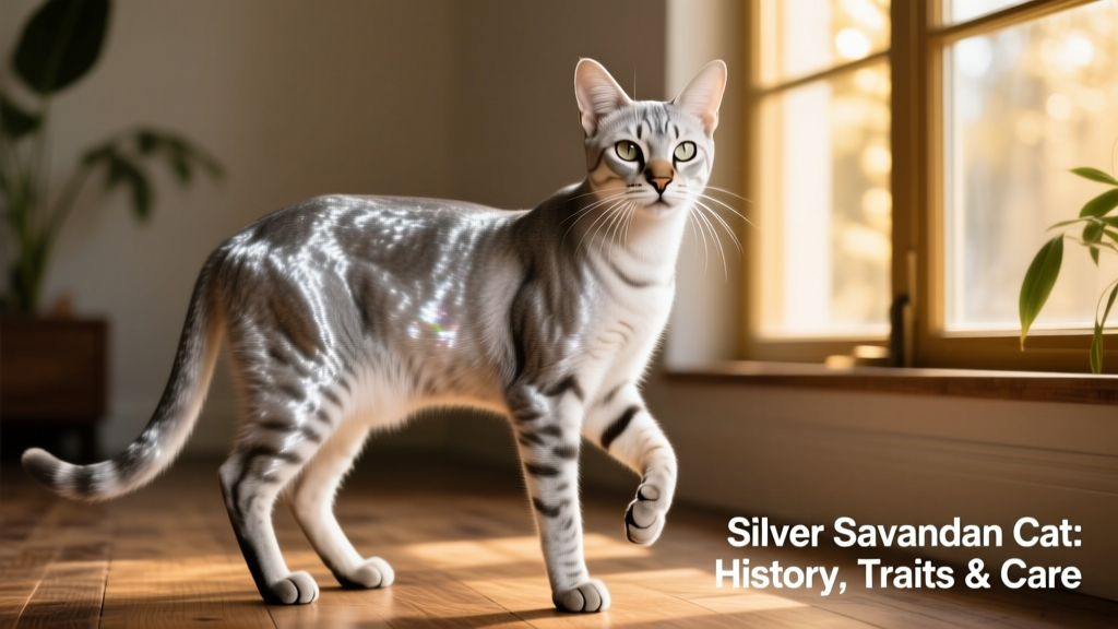 Silver Savannah Cat: History, Info, & Traits