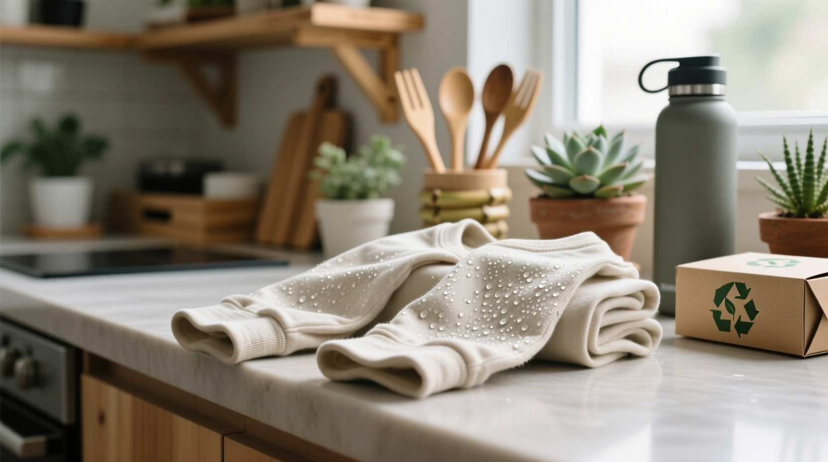 eco friendly cleaning tips cotton vs compostable covers