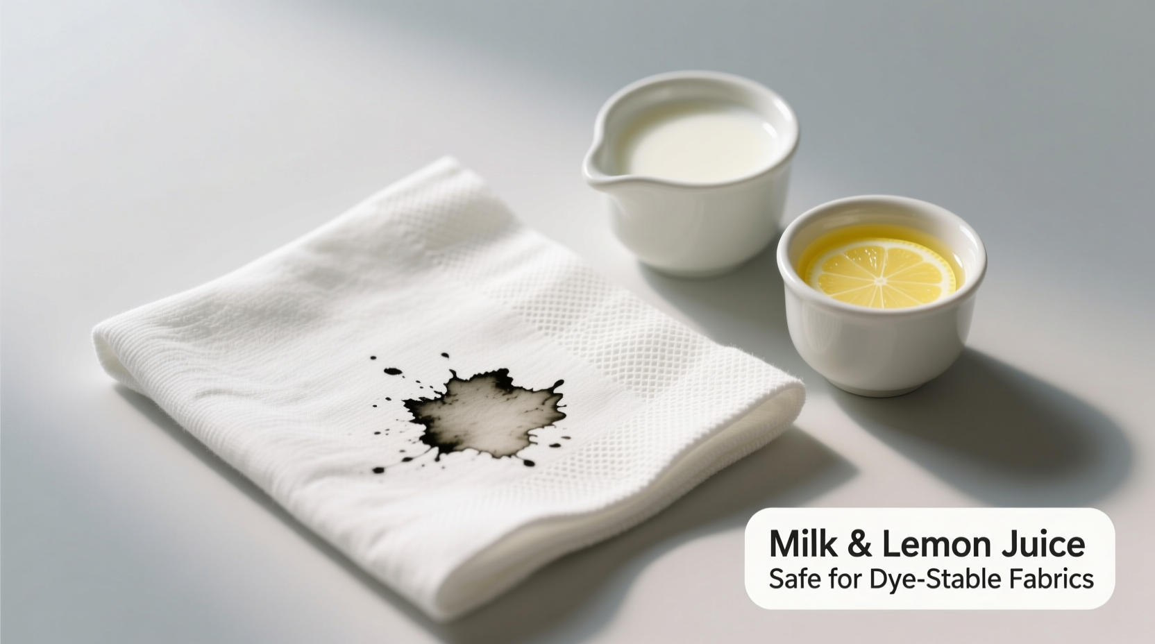 eco friendly ink stain removal for cloth napkins