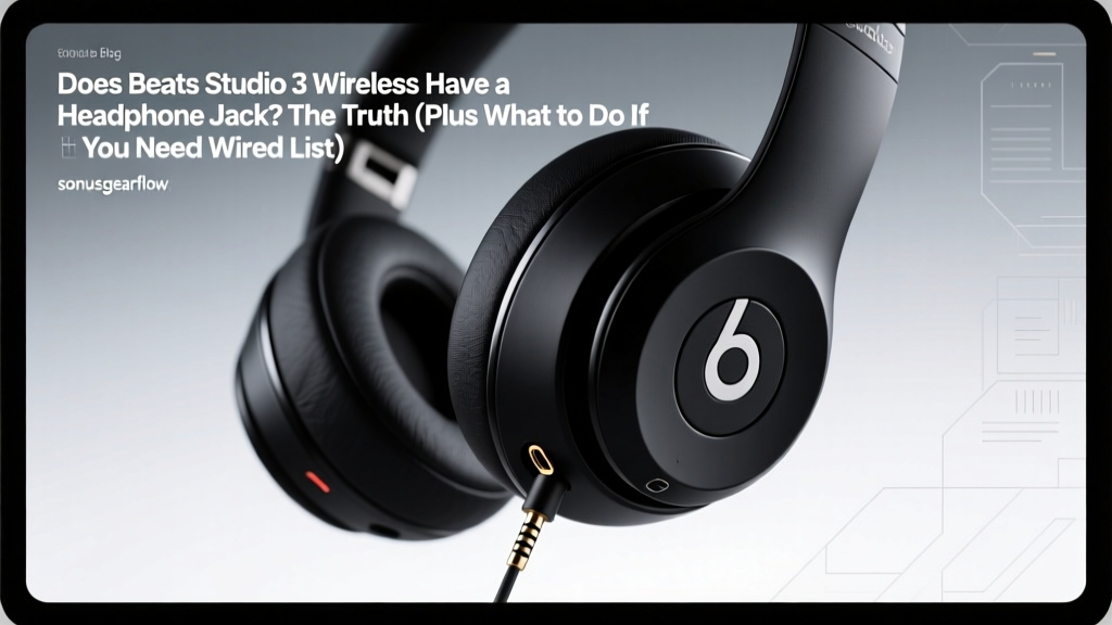 Beats Studio 3 Headphone Jack: Truth & Workarounds