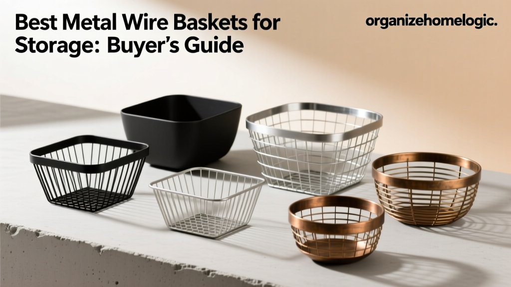 Best Metal Wire Baskets for Storage: Buyer's Guide