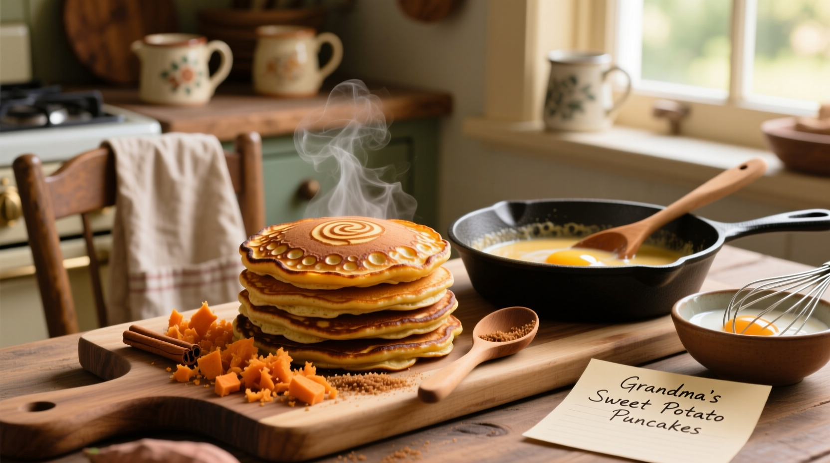 Perfect Sweet Potato Pancakes Recipe in 30 Minutes