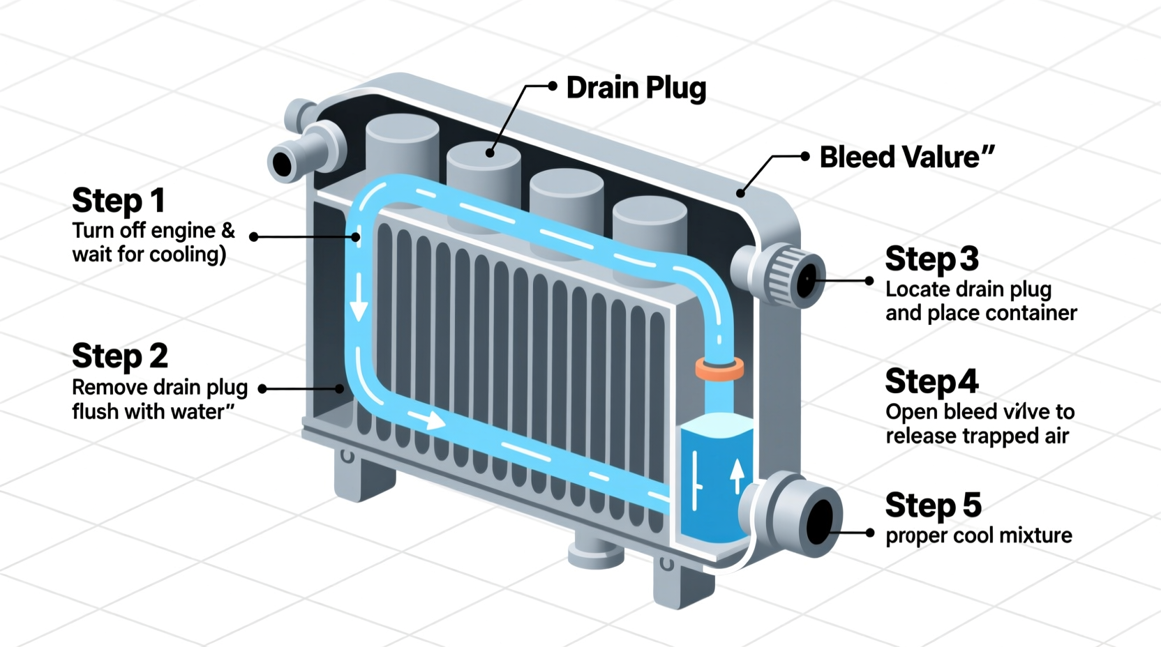 how to flush a car radiator
