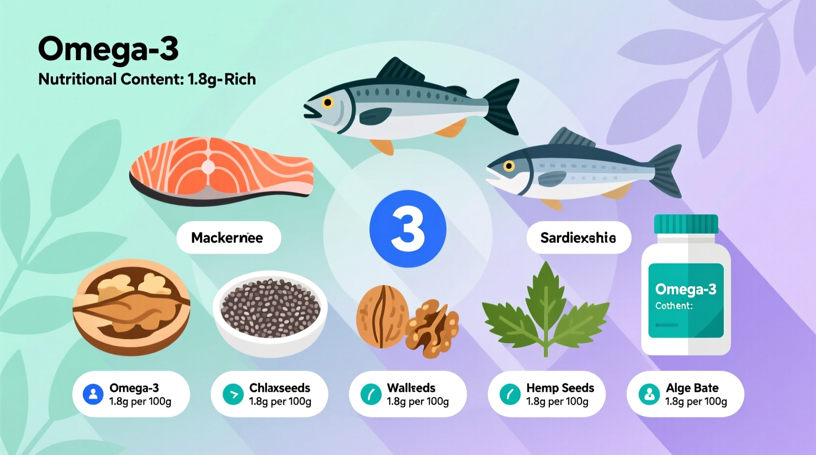 what foods contain omega 3