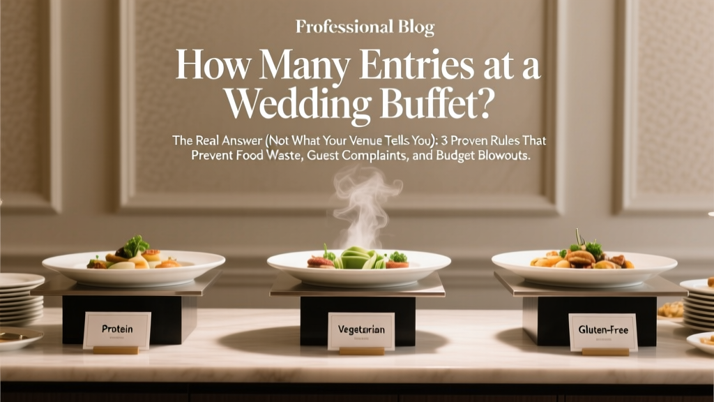 How Many Entrees at a Wedding Buffet? (2026)