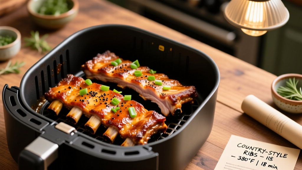 How to Air Fry Country Style Boneless Pork Ribs Perfectly